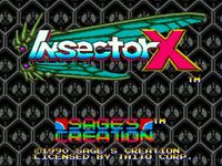 une photo d'Ã©cran de Insector X sur Sega Megadrive
